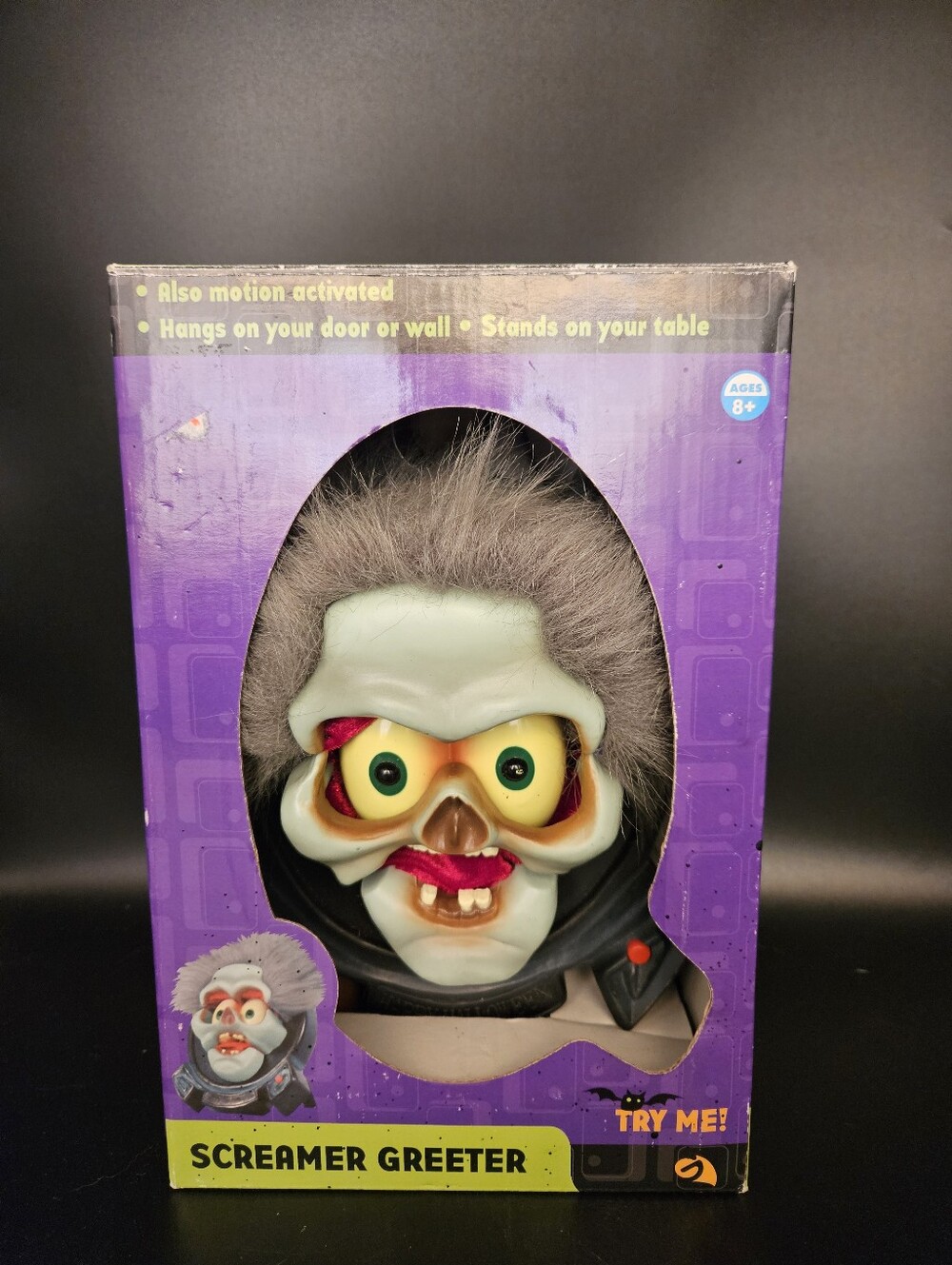 Gemmy Screamer Greeter Halloween Animated Motion Ghoul Face 2004